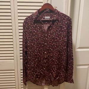 Zara- floral dress shirt